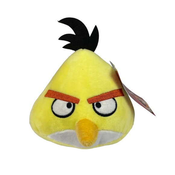 Angry Birds Chuck Charles NWT 7” Embroidered Stuffed Animal Plush 10 Years Toy - Picture 3 of 12
